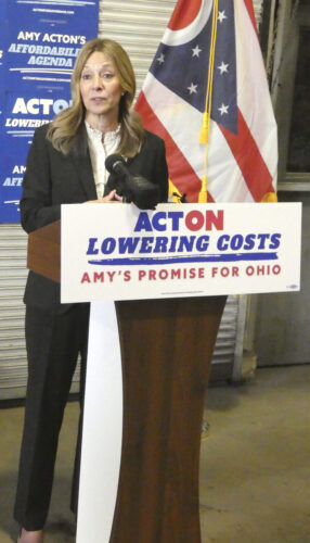 Acton said she’ll work with both parties and veto legislation if needed